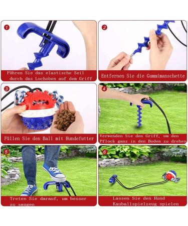 Anyingkai Outdoor Tug-of-War Dog Toy - Multifunctional Elastic Rope Ball & Chicken Tool for Puppies | International Shipping Available - Buy Online on GoSupps.com