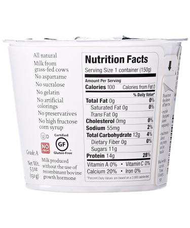 siggi's Icelandic Raspberry Nonfat Yogurt 5.3 oz Cup - Protein-Rich Snack - Buy Online on GoSupps.com