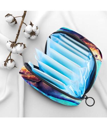 Sanitary Napkin Storage Bag - Sailfish Design | Portable Menstrual Cup & Women's Tapes | Ideal for First Period & Female Menstruation - Buy Online on GoSupps.com