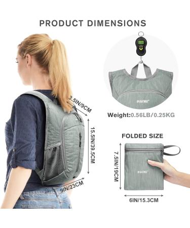 G4Free 10L Small Hiking Backpack - Lightweight, Packable Daypack in Grey - Buy Online on GoSupps.com