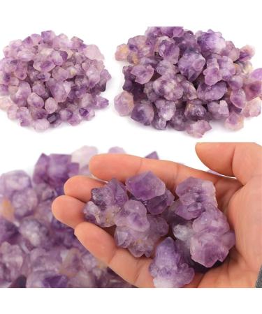 100g Bulk Lots Raw Rough Crystal Quartz Natural Rock Stone Amethyst Citrine Fluorite Specimen Garden Decor (Color : 2.5-4cm Amethyst) - Buy Online on GoSupps.com