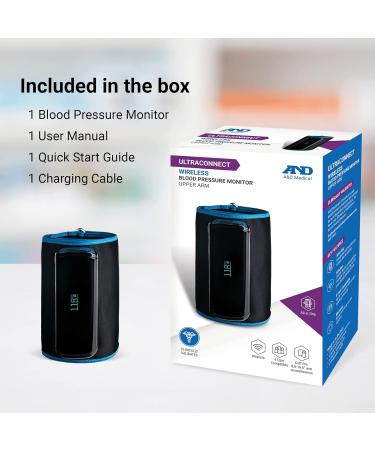 Buy A&D Medical UltraConnect Wireless Upper Arm Blood Pressure Monitor (UA-1200BLE) - Accurate & Reliable International Shipping Available - Buy Online on GoSupps.com