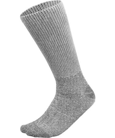 Thermal Diabetic Socks - Non-Binding Crew Socks for Men & Women (3 Pairs) - Doctor Recommended - Size 13-15 - Assorted Colors - Buy Online on GoSupps.com