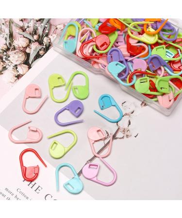 Elisel Colorful Knitting Stitch Counter Crochet Locking Markers - 60PCS - Buy Online on GoSupps.com
