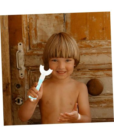 Gleavi 3ST U-Shaped Children's Toothbrush | 360 Mouth Cleaning Brush | Food-Grade ABS | Toddler Training Toothbrush (1 Pack) - Buy Online on GoSupps.com