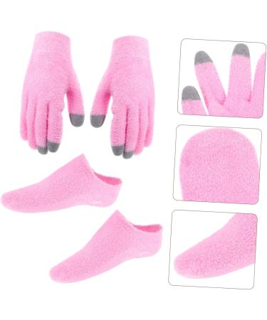 HONMEET 1 Set Gloves and Foot Mask Set Socks for Women Moisturizing Gloves for Dry Hand Moisturizing Gloves for Night Overnight Moisturizing Gloves Female Moisturizing Gloves Fabric - Buy Online on GoSupps.com