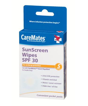 Sunscreen Wipes 5-count (Pack of 3)