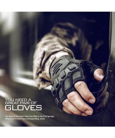 Zune Lotoo Touchscreen Tactical Gloves - Fingerless & Full Finger with TPR Impact Protection for Men Women - Ideal for Airsoft, Shooting Range, Paintball, Motorcycle Work - Small - Buy Online on GoSupps.com