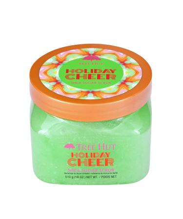 Tree Hut Holiday Cheer Shea Sugar Scrub 18oz - Nourishing Exfoliating Body Scrub for Glowing Skin | International Shipping Available - Buy Online on GoSupps.com