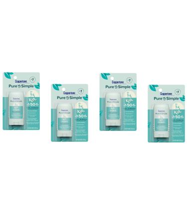 Coppertone Kids Sunscreen Stick Broad Spectrum SPF 50.46 Ounces Each (4)