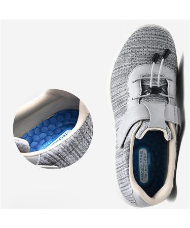 NVBHOF Adjustable Men's Diabetic Slippers | Wide Memory Foam | Comfy Indoor/Outdoor Shoes | Diabetic Footwear for Elderly | Deep Blue - Buy Online on GoSupps.com