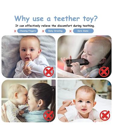 Silicone Baby Teething Toy - BPA Free Remote Control Teether (Grey) - Buy Online on GoSupps.com
