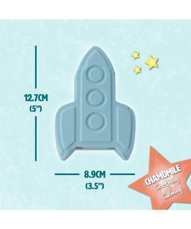 Paladone Emporium Rocket Ship Bath Bomb - Chamomile Essential Oil | Colorful Rainbow Fizz for Relaxing Baths - Buy Online on GoSupps.com
