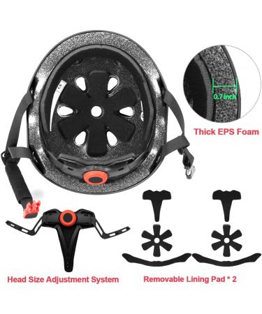 Adjustable Kids Bike Helmet for Ages 2-14 | Safety Toddler Multi-Sport Helmet | Ideal for Skateboard, Scooter, Cycling | Youth Boys Girls Medium (Ages 8-14) - Red - Buy Online on GoSupps.com