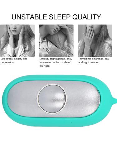 Mini Hand Held Sleep Aid Device Micro-Current Calm Carry Anxiety Device USB Rechargeable Hypnotic Sleeping Aids for Fast and Deep Sleep Stress Relief (Blue) - Buy Online on GoSupps.com