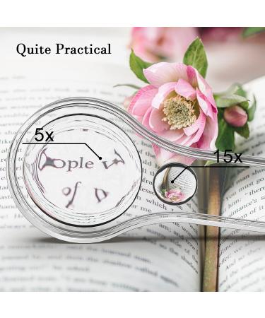 24 Pcs Magnifying Glass for Kids Mini Handheld 10X Plastic Magnifier for Kids Classroom Reading Outdoors Science Observation and Seniors Reading (10X-50mm) - Buy Online on GoSupps.com