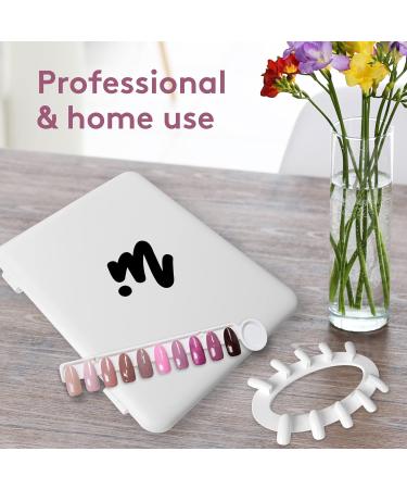 MYLEE Swatch Book - 120 Colour Slots Detachable Nail Colour Chart Display Book Comfortable and Easy to use - Clips in Nail Tips Professional Salon & Home use Portable - Buy Online on GoSupps.com