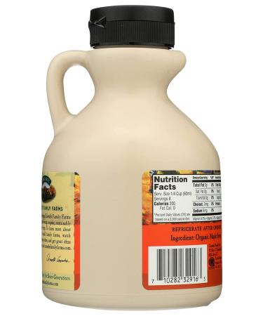 Coombs Family Farms Organic Maple Syrup Grade A Amber - 16 Fl Oz | Rich Flavor - Buy Online on GoSupps.com