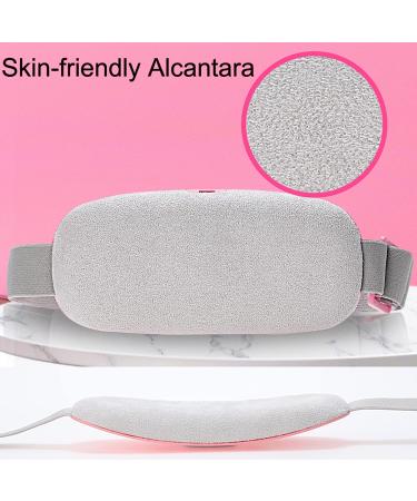 Cordless Menstrual Heating Pad with 3 Heat Levels & Massage Modes - Fast Pain Relief for Women (Pink) - Buy Online on GoSupps.com