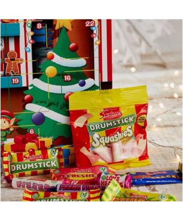Swizzels Sweets Advent Calendar 2023 - Retro sweets advent calendar | Countdown to Christmas selections sweets | Gluten Free Advent Calendar for Kids Men Women with gift tag 220 g (swizzels advent) - Buy Online on GoSupps.com