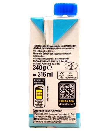 Buy Good & Cheap Condensed Milk | 4% Fat | Pack of 16 (16 x 340g) - Affordable International Shipping - Buy Online on GoSupps.com