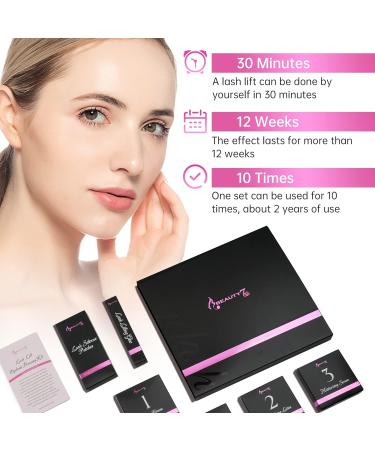 Eyelash Lift Kit 2 in 1 Professional Lash Lift and Brow Lamination Kit Semi Permanent Lash Curling Extension Set Individual Package for Eyelash Treatment Beauty7 - Buy Online on GoSupps.com