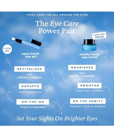belif Peptide Eye Bomb & Cooling Eye Gel Duo Rich Firming Anti-Aging Eye Cream + Lightweight Caffeine Hydrating Gel for Fine Lines Puffiness & Tired Eyes Korean Skincare Set - Buy Online on GoSupps.com