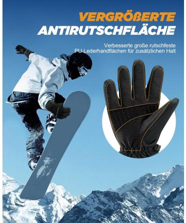 Shop Tanstc Waterproof Touchscreen Gloves for Men & Women | Winter Ski & Cycling Slipproof Gloves | Thick Thermo 3M Thinsulate Deals - Buy Online on GoSupps.com