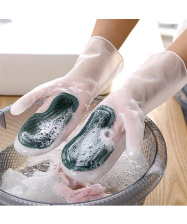 SEPTAM Cleaning Gloves Latex Gloves Dish Washing Brush Waterproof Kitchen Gloves House Cleaning Tools - Buy Online on GoSupps.com