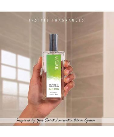 Instyle Fragrances Black Opium Eau de Toilette 3.4 Fl Oz | Inspired by Yves Saint Laurent | Vegan & Paraben Free | Cruelty-Free - Buy Online on GoSupps.com