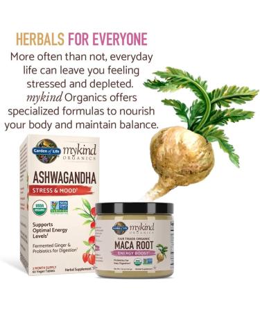 Garden of Life MyKind Organics Fair Trade Organic Maca Root - Energy Boost 7.93 oz (225 g) - Buy Online on GoSupps.com