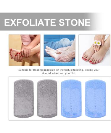 Healifty Pierre De P dicure 4pcs Pierre Gratter Naturelle Outil De Massage Des Pieds liminateur De Peaux Mortes Accessoire De Soins Des Pieds Gris Et Bleu Usage Familial Voyage 1 unit (Lot de 1) Bleu - Buy Online on GoSupps.com
