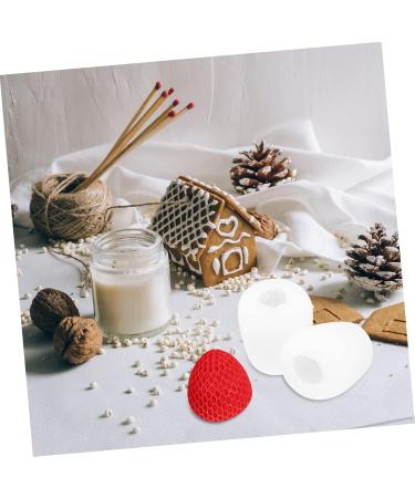 Alipis 2 Pcs Silicone Mold Epoxy Candle Molds Silicone Chocolate Mold DIY Tool 3D Artificial Cake Mold 5.1X4.9X4.1CM White - Buy Online on GoSupps.com
