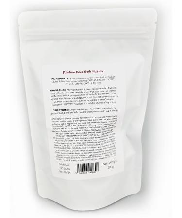 Rainbow Rock Bath Fizzers/Bath Bombs - Mermaid Kisses Christmas Gifts Kids bathtime Devon Made. - Buy Online on GoSupps.com