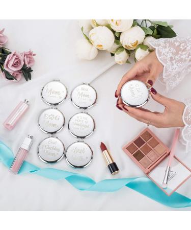 Personalized Engraved Compact Mirror for Women Wonderful Gifts for Her Mom Girlfriends Wife Daughter Grandma Friends Coworker Unique Memorable Gifts for Birthday Thanksgiving Christmas Anniversary - Buy Online on GoSupps.com