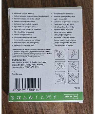 Buy VED Dermapore Adhesive Wound Dressing - Medium 6x7cm | Ideal for Cuts Diabetic Ulcers & Pressure Sores - Pack of 5 - International Shipping Available - Buy Online on GoSupps.com