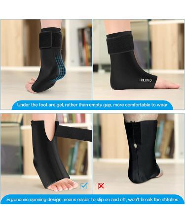 Ice Pack for Ankles - Reusable Gel Wrap for Plantar Fasciitis & Sprained Ankles - Compression Therapy for Achilles Tendonitis - Pain Relief for Foot Heel - 1 Pack - Buy Online on GoSupps.com