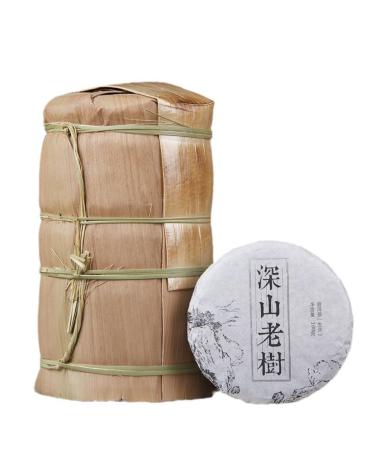HQZM Yunnan Aged Ecological Puer Raw Tea From Ancient Tree in Deep Mountain 100g Unique Tea Charm