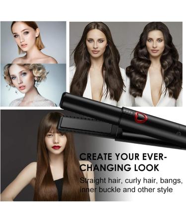 JMFONE Cordless Portable Hair Straightener - Mini 2 in 1 Flat Iron & Curler USB-C Rechargeable Quick Heat Travel Size for Thin Hair - Buy Internationally - Buy Online on GoSupps.com