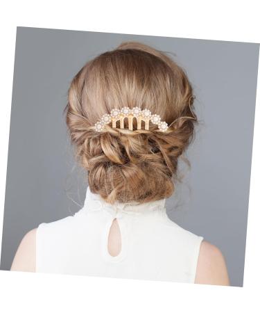 WOFASHPURET vintage hair accessories hairpin girl grace hair accessories for women bride headpiece hair accessories decorate rhinestone hair clips headgear comb Medium Hair piece alloy - Buy Online on GoSupps.com