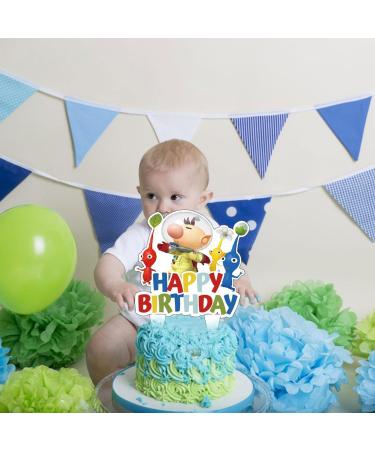 37pcs Pikmin Cake Decorations with 1pcs Captain Olimar Video Game Cake Topper 36pcs Cute Cupcake Toppers for Girls Birthday Party Decorations - Buy Online on GoSupps.com