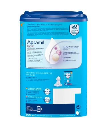 Aptamil HA PRE Infant Milk - DHA & Lactose Only Palm Oil Free 800g Baby Food Powder  - Buy Online on GoSupps.com