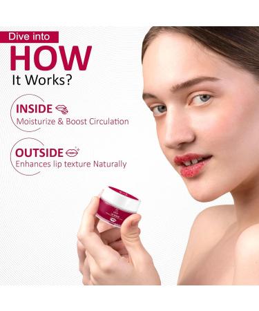 Beetroot Lip Scrub for Brighter Softer Lips - Ideal for Dark Chapped & Pigmented Lips | 15g - Men & Women - Buy Online on GoSupps.com