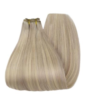 Youngsee Real Hair Extensions - Ash Blond 45cm Tressen Smooth Hair Pasting 100g #18/613 Perfect for Stunning Str hnchen! - Buy Online on GoSupps.com