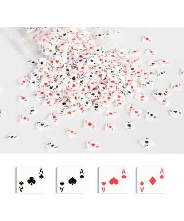 Playing Card Slices for 5mm Klei Mud Particles Animal Clays Nail Art Supplies Making Playing Card Slider - Buy Online on GoSupps.com