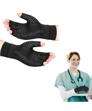 Arthritis Gloves Compression Gloves Women & Men Carpal Tunnel Gloves Hand Compression Gloves Arthritis Pain Relief Gloves for Relieve Muscle Pain Carpal Tunnel RSI Rheumatoid (L)