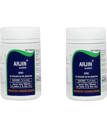 (Pack of 2) Alarsin Arjin (100 Tablets Each) - by pharmacylife