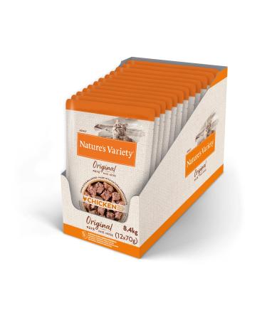 Nature's Variety Original No Grain - Sweet Tooth for Adult Cats with Chicken 12 x 70 g Can Chicken 70 g (Pack of 12)