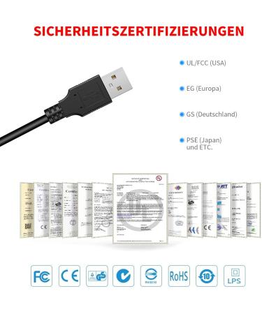 Merom 5V USB Mesh Cable - Compatible with Remington HC5810 HC4250 HQ8505 5000/7000 Series - Replacement Charger LDE Cable - Buy Online on GoSupps.com