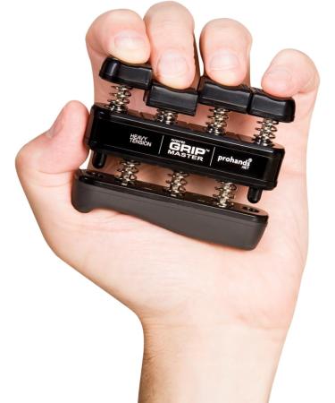 PROHANDS Gripmaster Hand Exerciser - Finger Grip Strengthener 9-9lb - Spring-Loaded Finger-Piston System - Buy Online on GoSupps.com